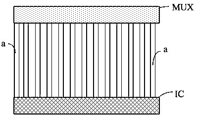 Glass substrate wiring structure, glass substrate and display device