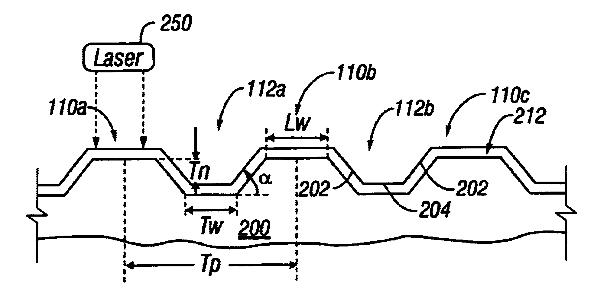 Double-sided hybrid optical disk with surface topology
