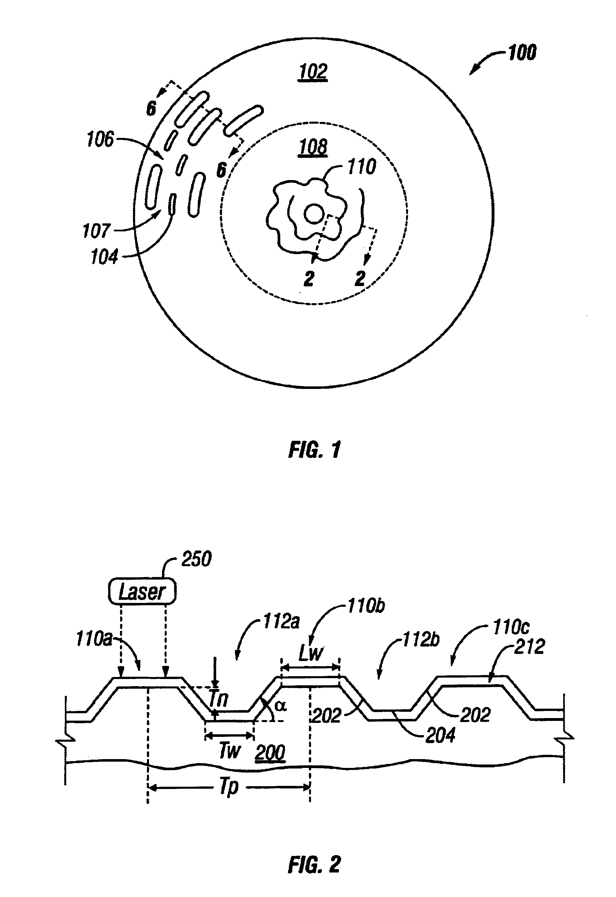 Double-sided hybrid optical disk with surface topology