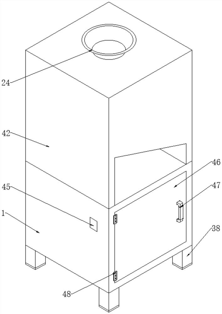 Convenient-to-adjust impurity removal device for rice processing