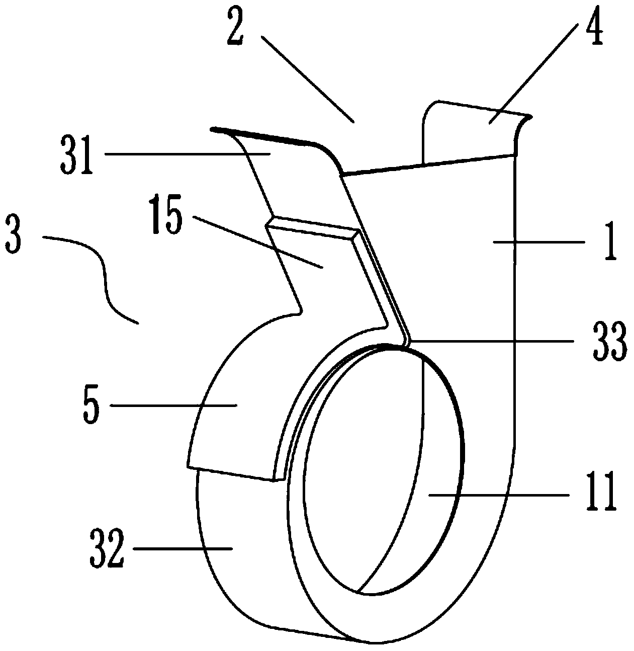Centrifugal volute and air-conditioner indoor unit with the centrifugal volute