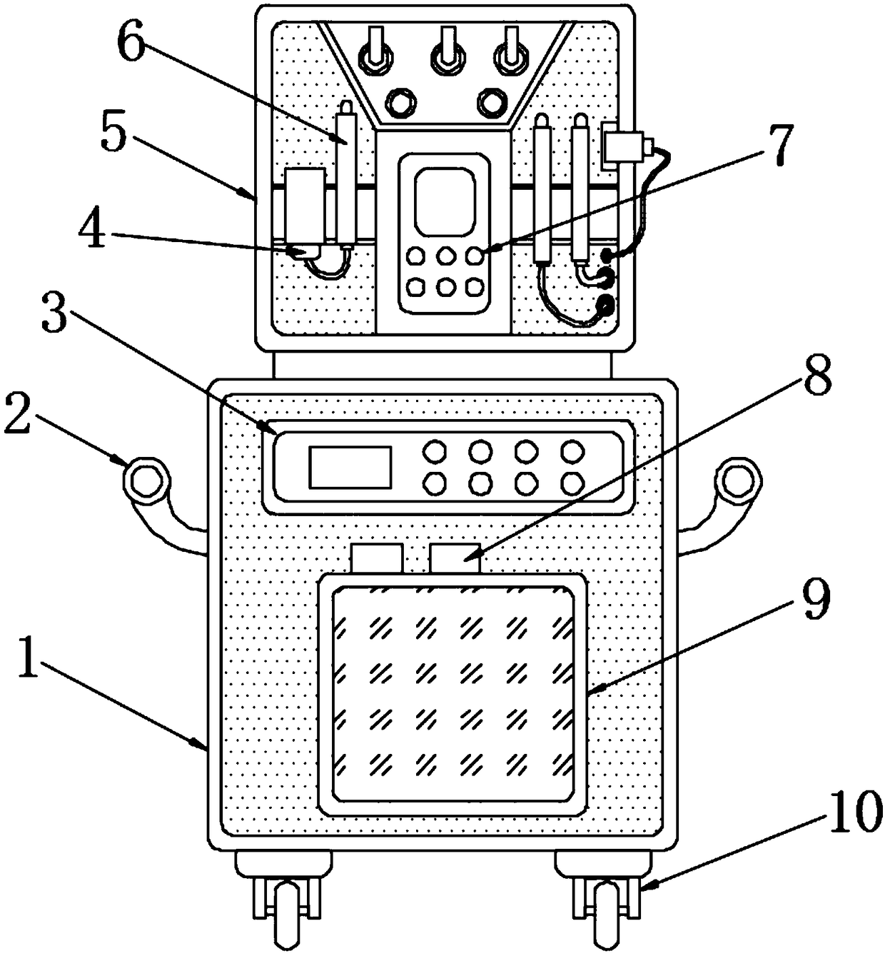 Beauty treatment instrument capable of being accommodated