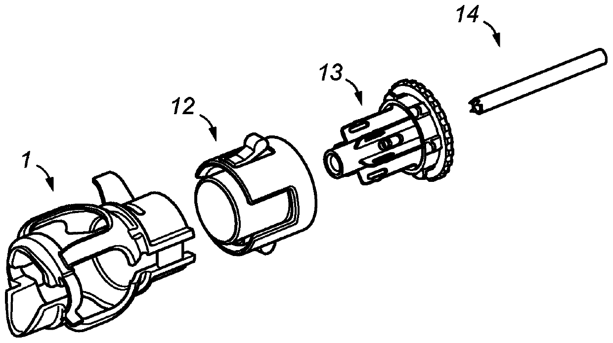 Surgical guide for positioning a resurfacing head implant