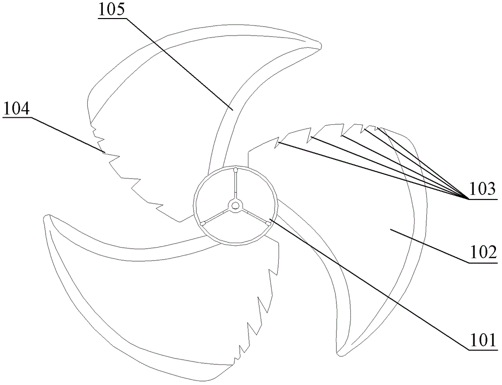 Axial flow fan structure and axial flow fan