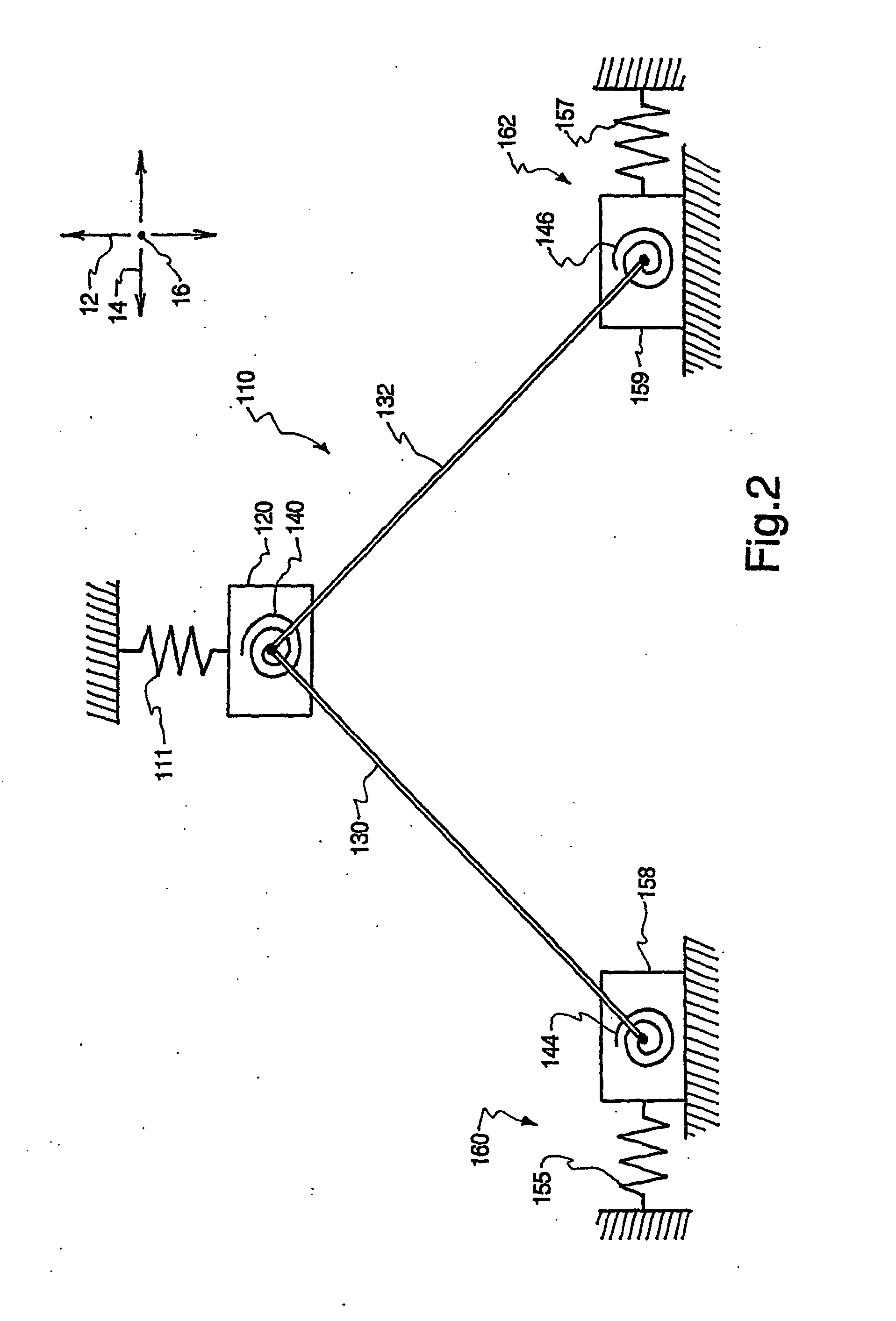 Dual position linear displacement micromechanism