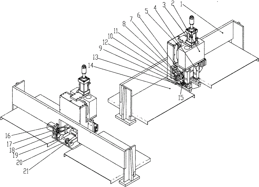 Ultrasonic lifting strip welding device