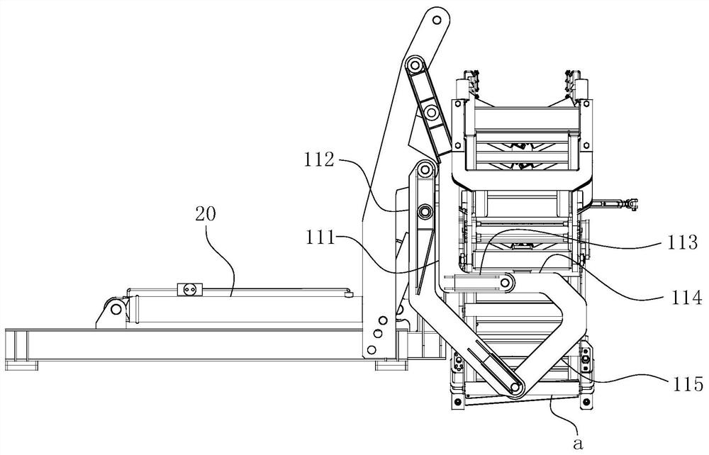 Returning extensible system used for impact crusher