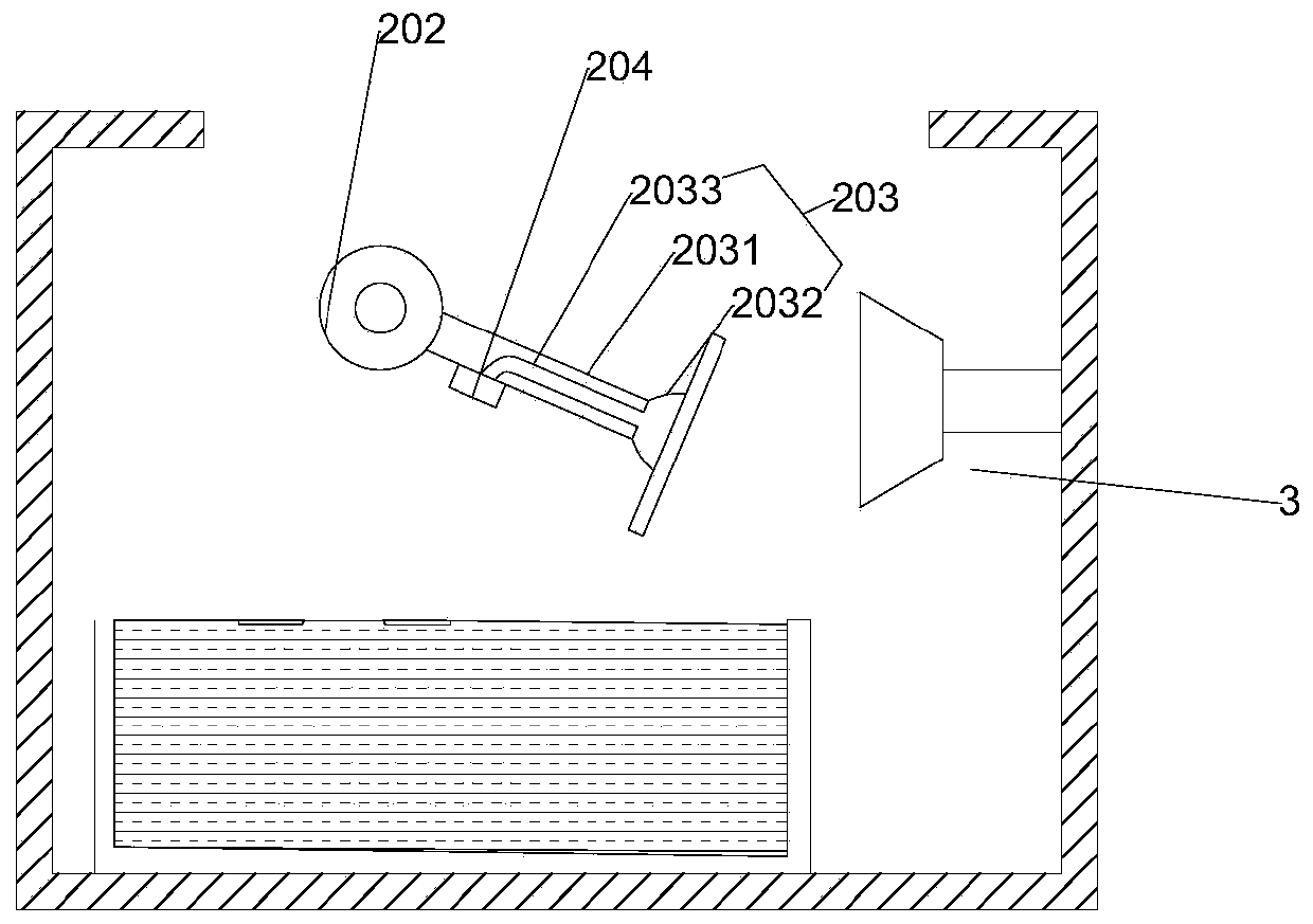 Cooling device for glass product