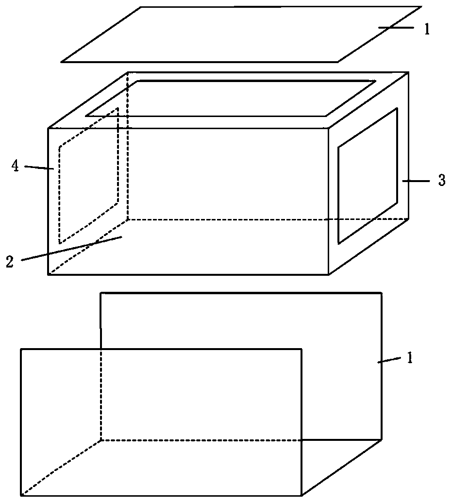 Sealing method and device suitable for large three-way loading permeameter