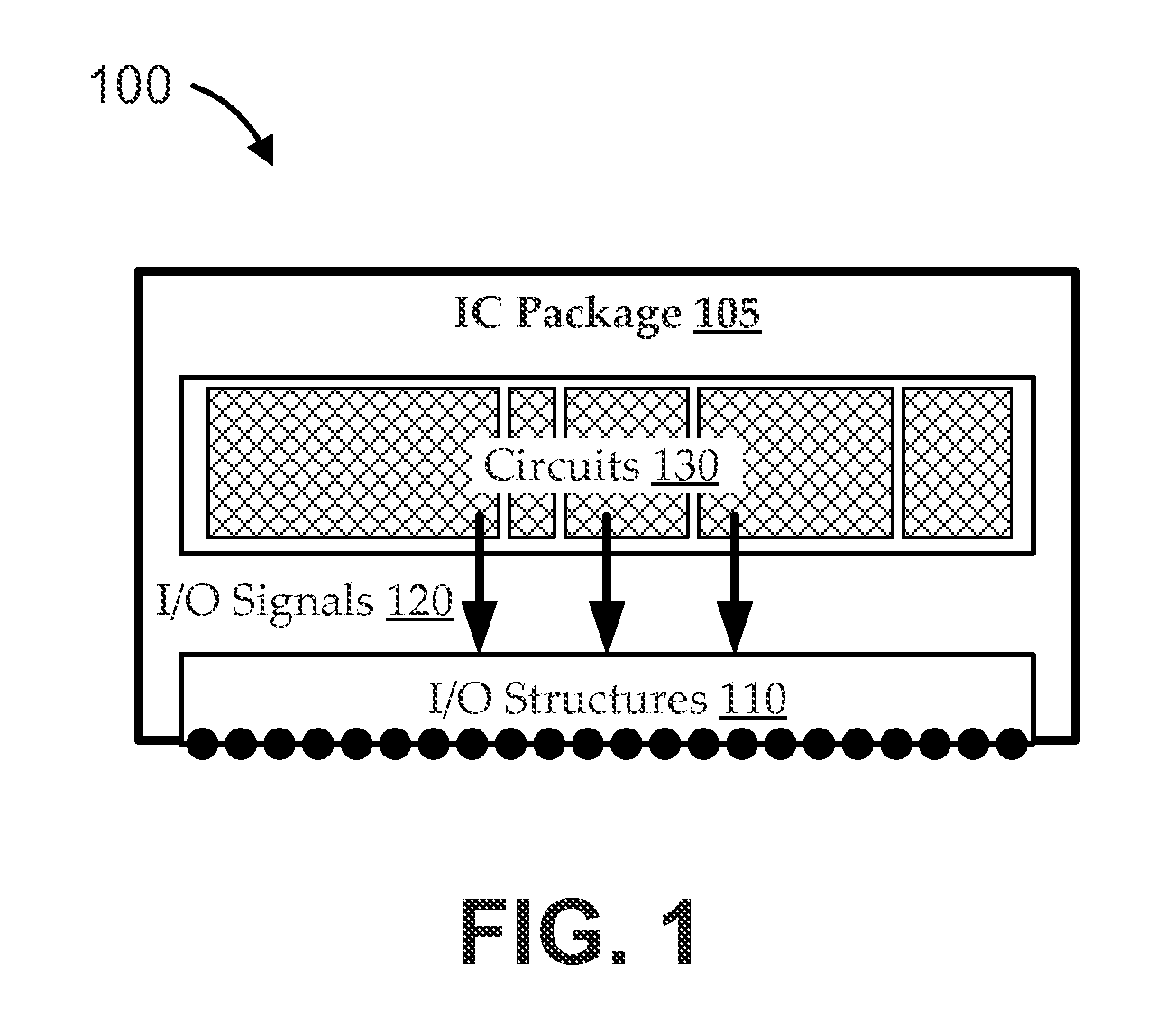 Low-noise arrangement for very-large-scale integration differential input/output structures