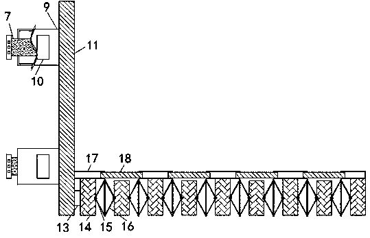 Folding type engine suspension installing structure