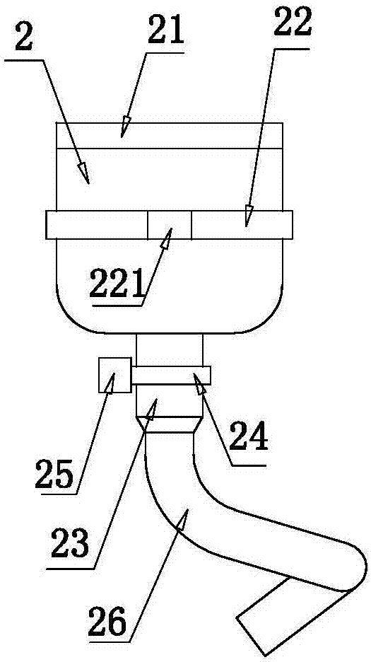 Grape fruit picking and sub-packaging device and processing method thereof