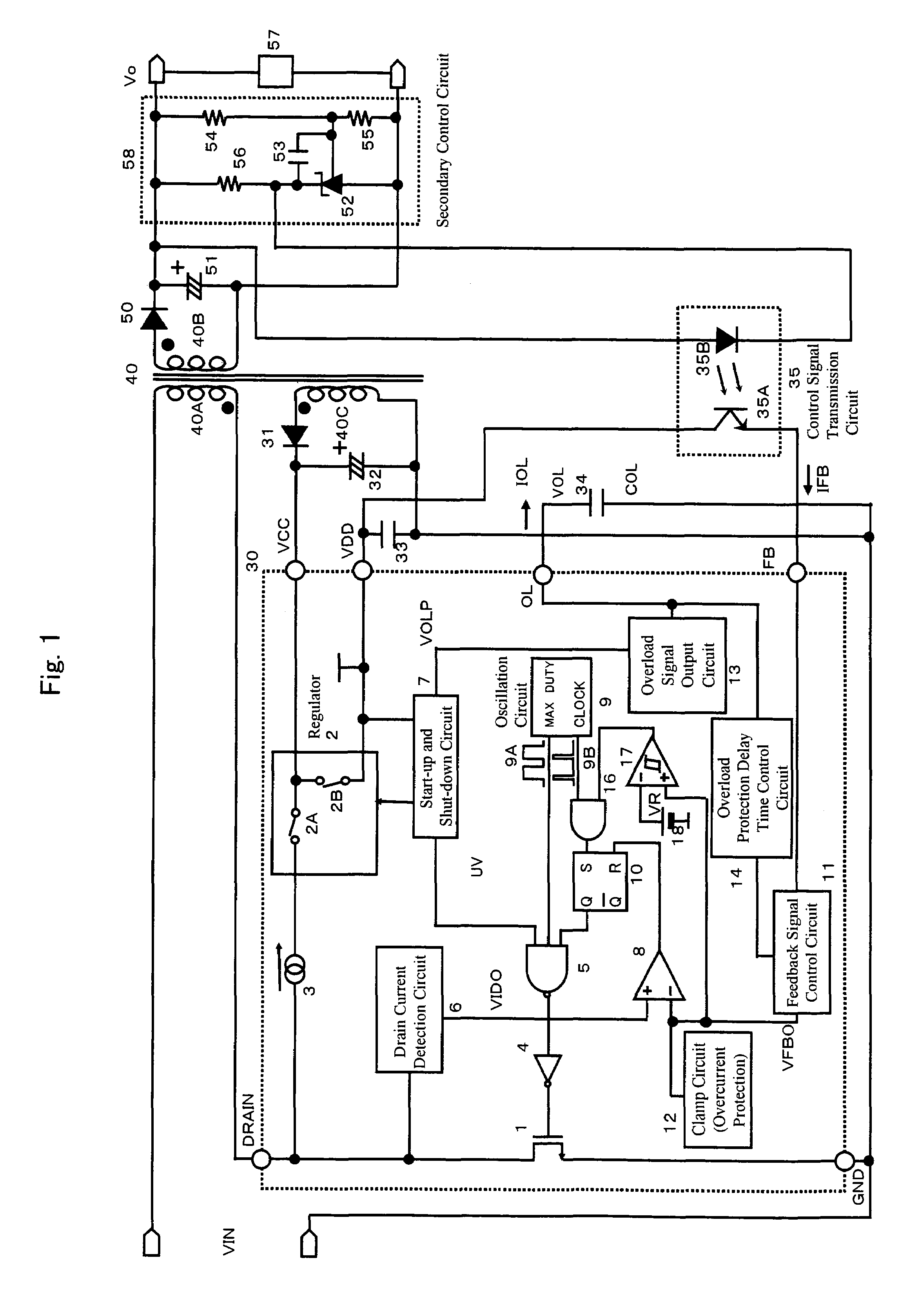Switching power supply unit and semiconductor device for switching power supply