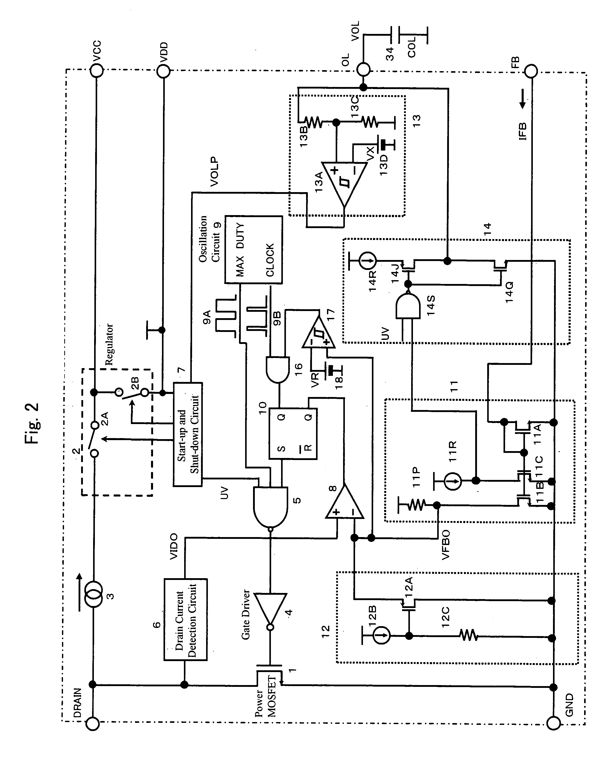 Switching power supply unit and semiconductor device for switching power supply