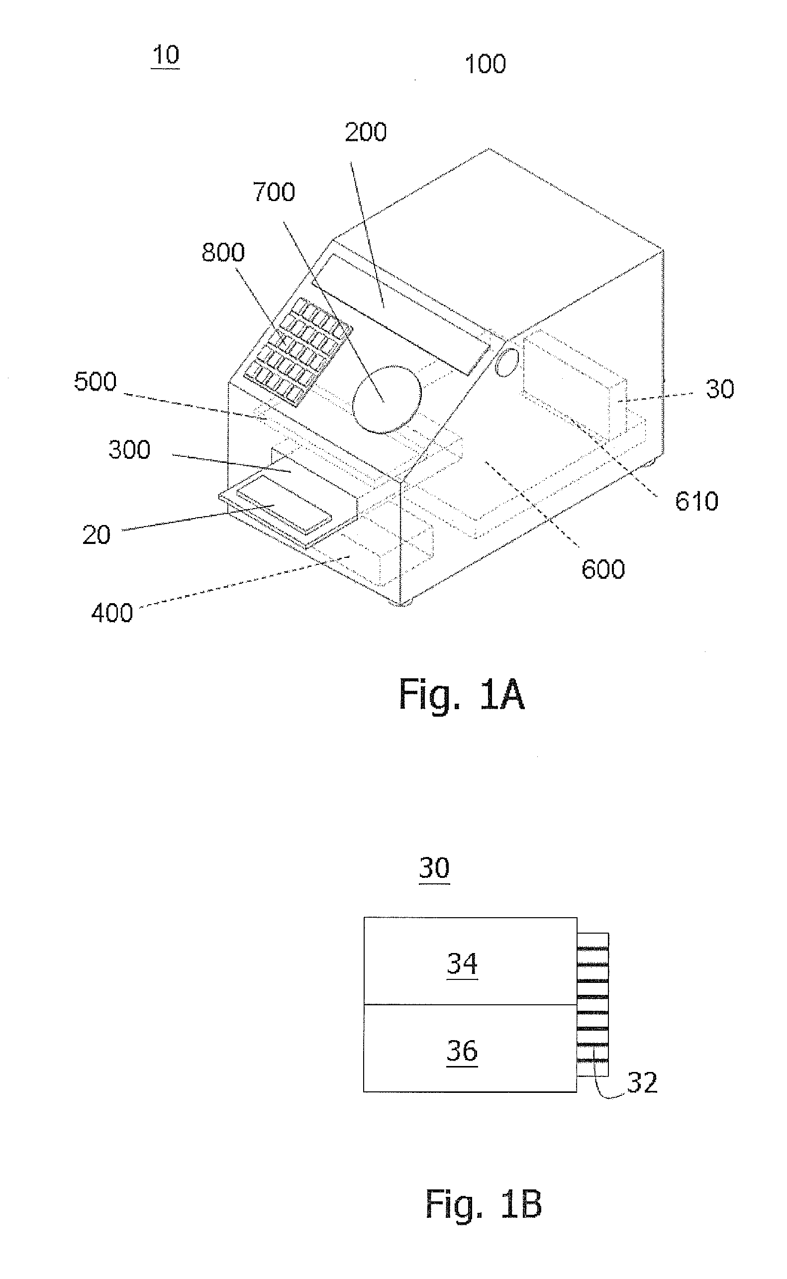 Analytical strip reading apparatus with a removable firmware device