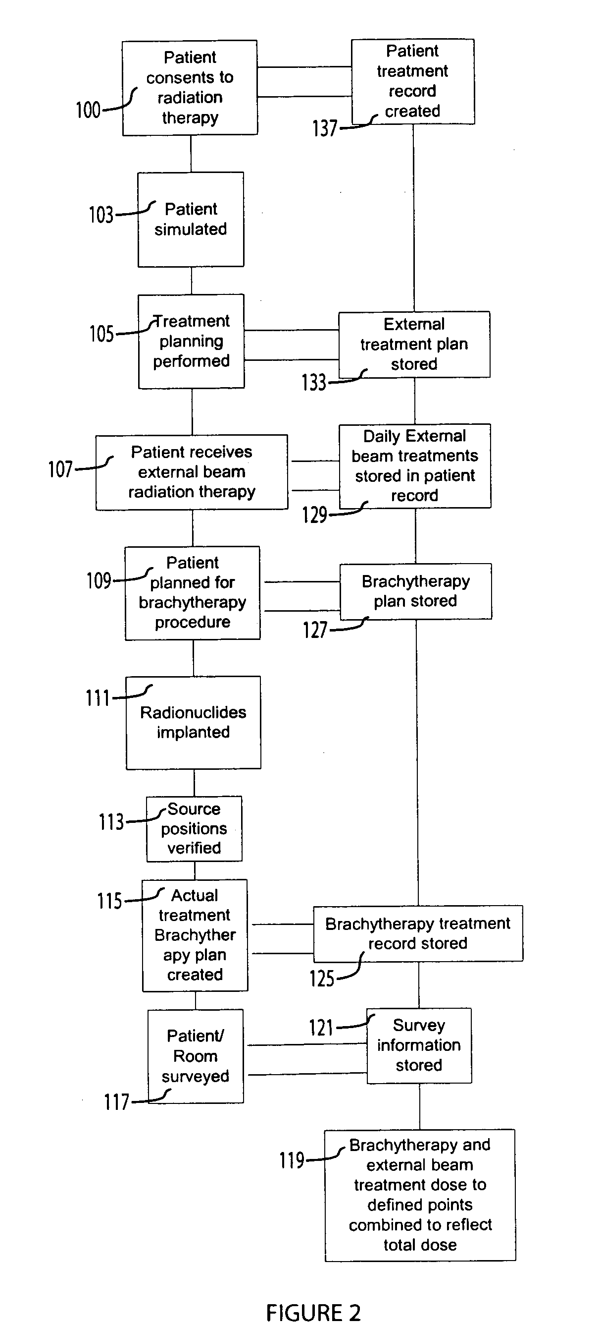 System for processing patient radiation treatment data