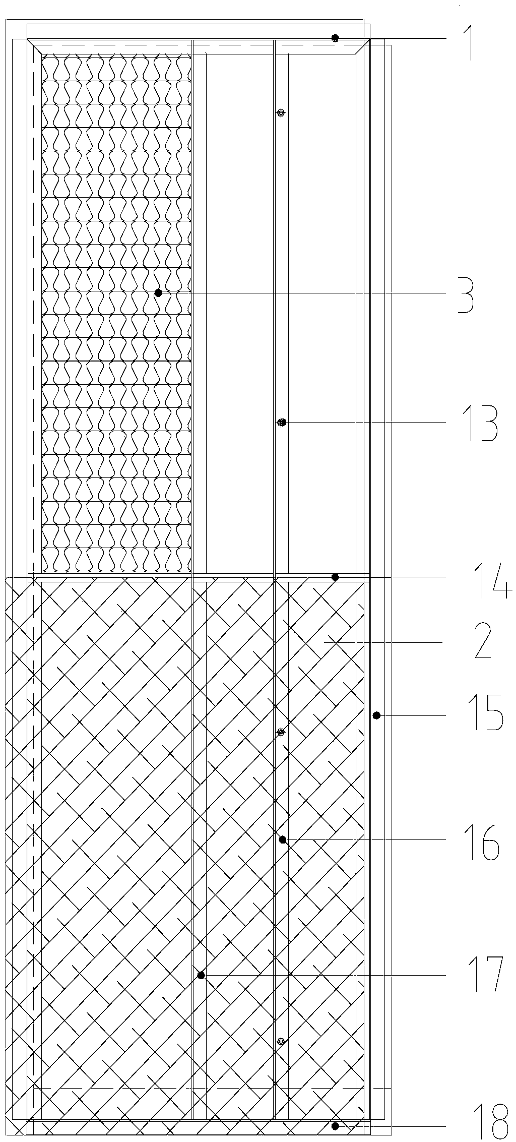 Light partition wall