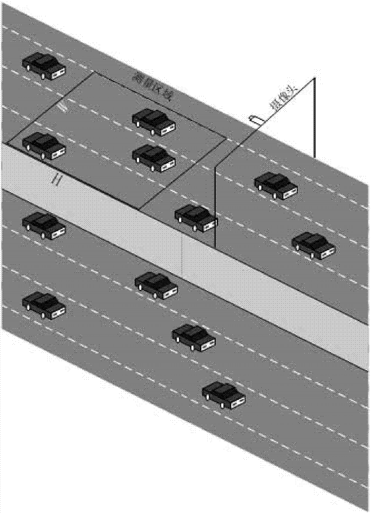 Video processing-based illumination-adaptive multi-vehicle automatic speed measurement method