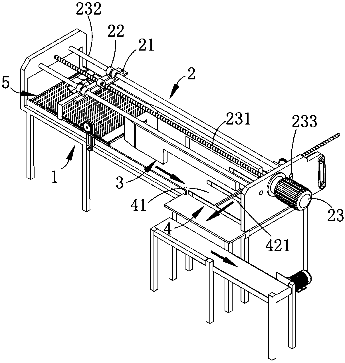 Automatic beam splitting equipment for linen yarn production