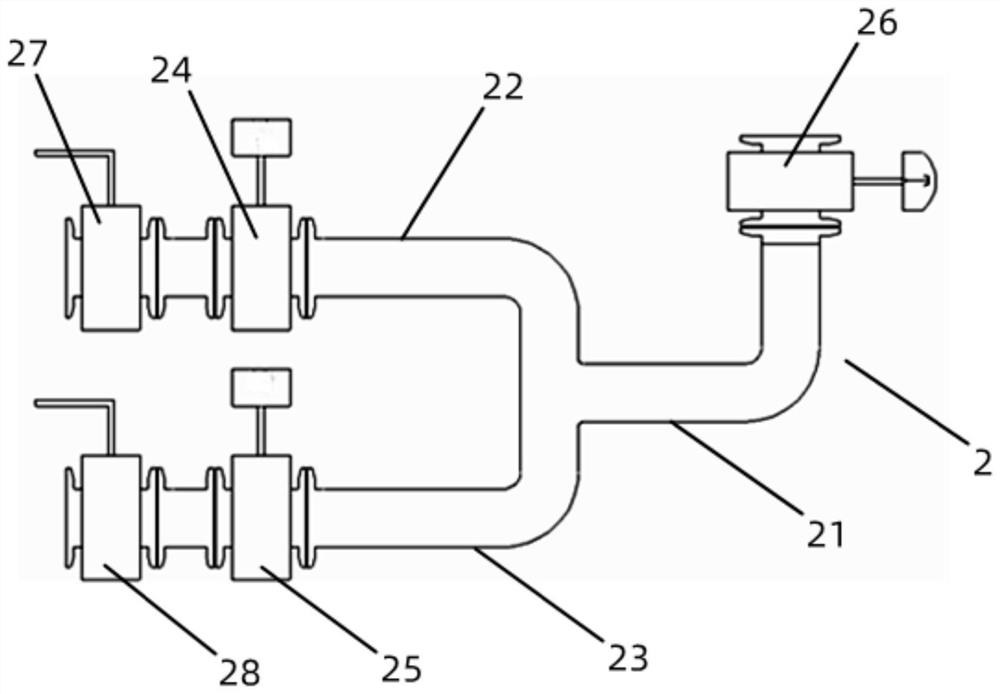 Constant temperature system for slurry in buffer tank of lithium ion battery coating machine