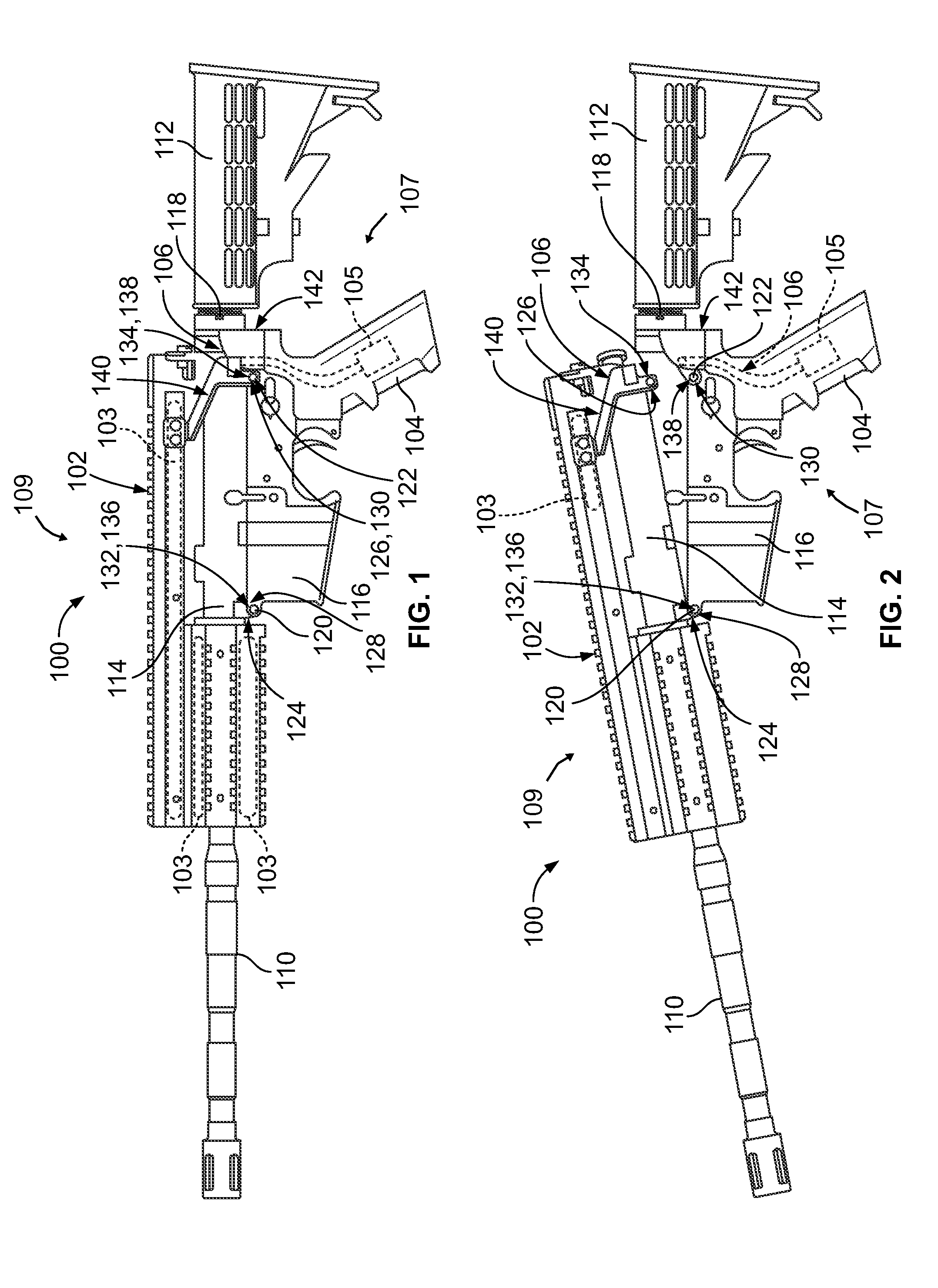 Communication connector system for a weapon