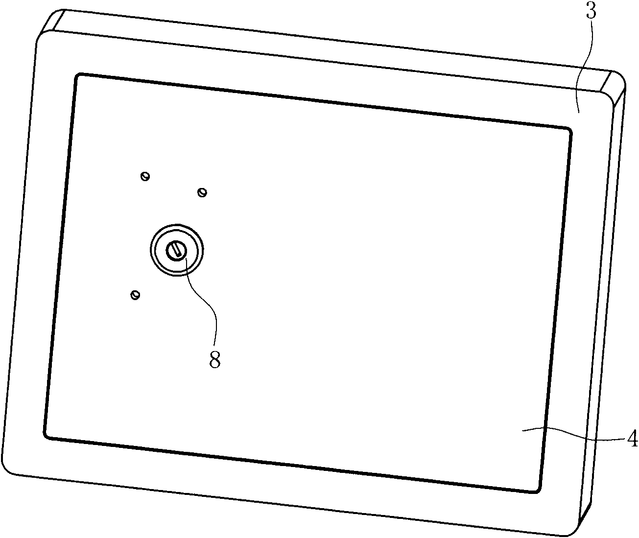 Anti-pry bolt and bolt inserting structure having same