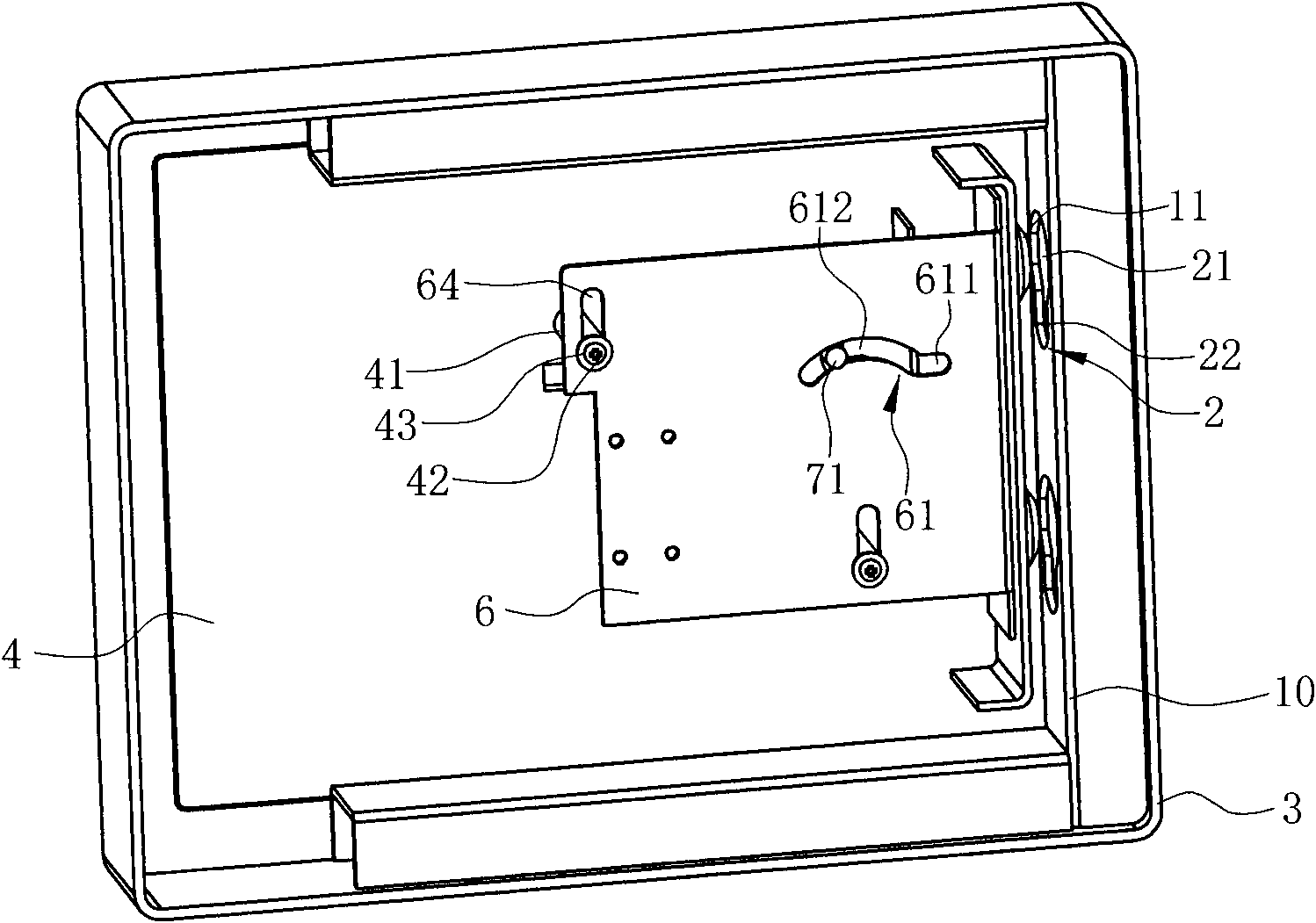Anti-pry bolt and bolt inserting structure having same