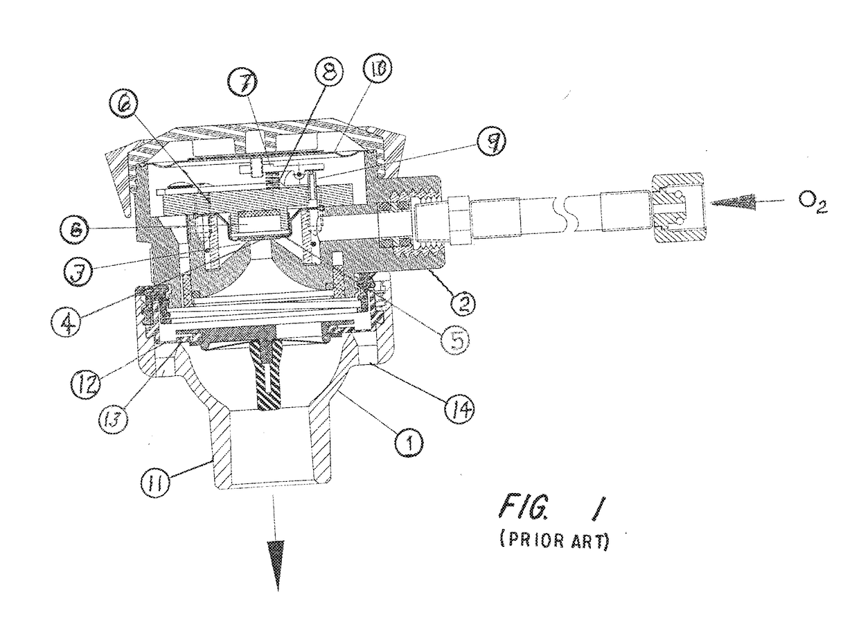 Solenoid controlled respiratory gas demand valve