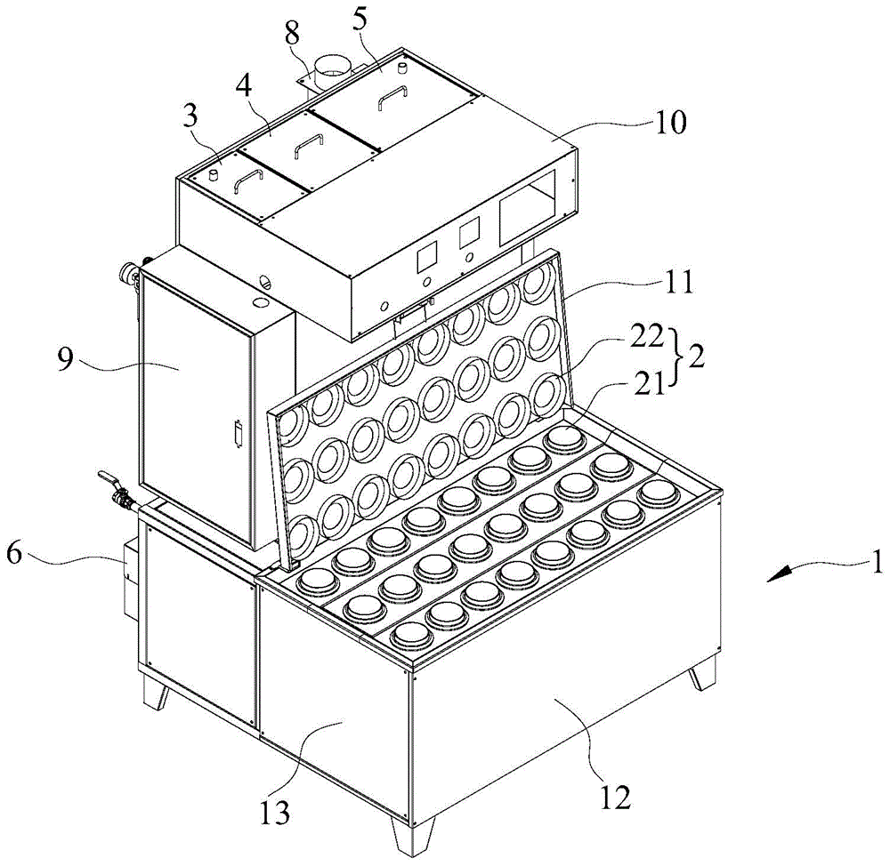 Automatic cloth washing-alkali cooking device and automatic cloth washing-alkali cooking method