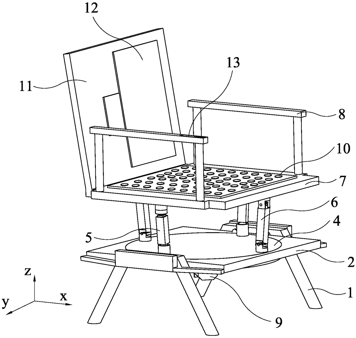 Active and intelligent posture adjustment seat