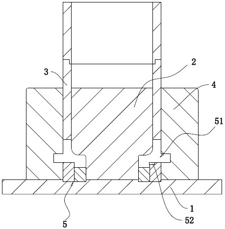 Hard alloy stop block and compression molding process