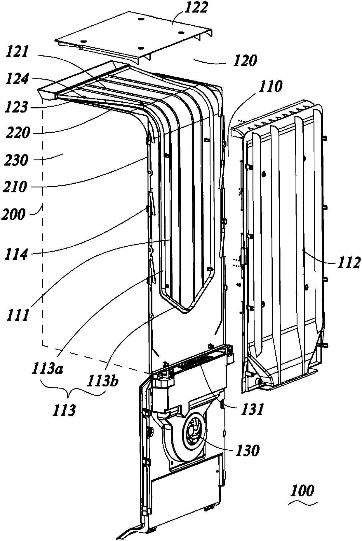 Air guide assembly and refrigerator thereof