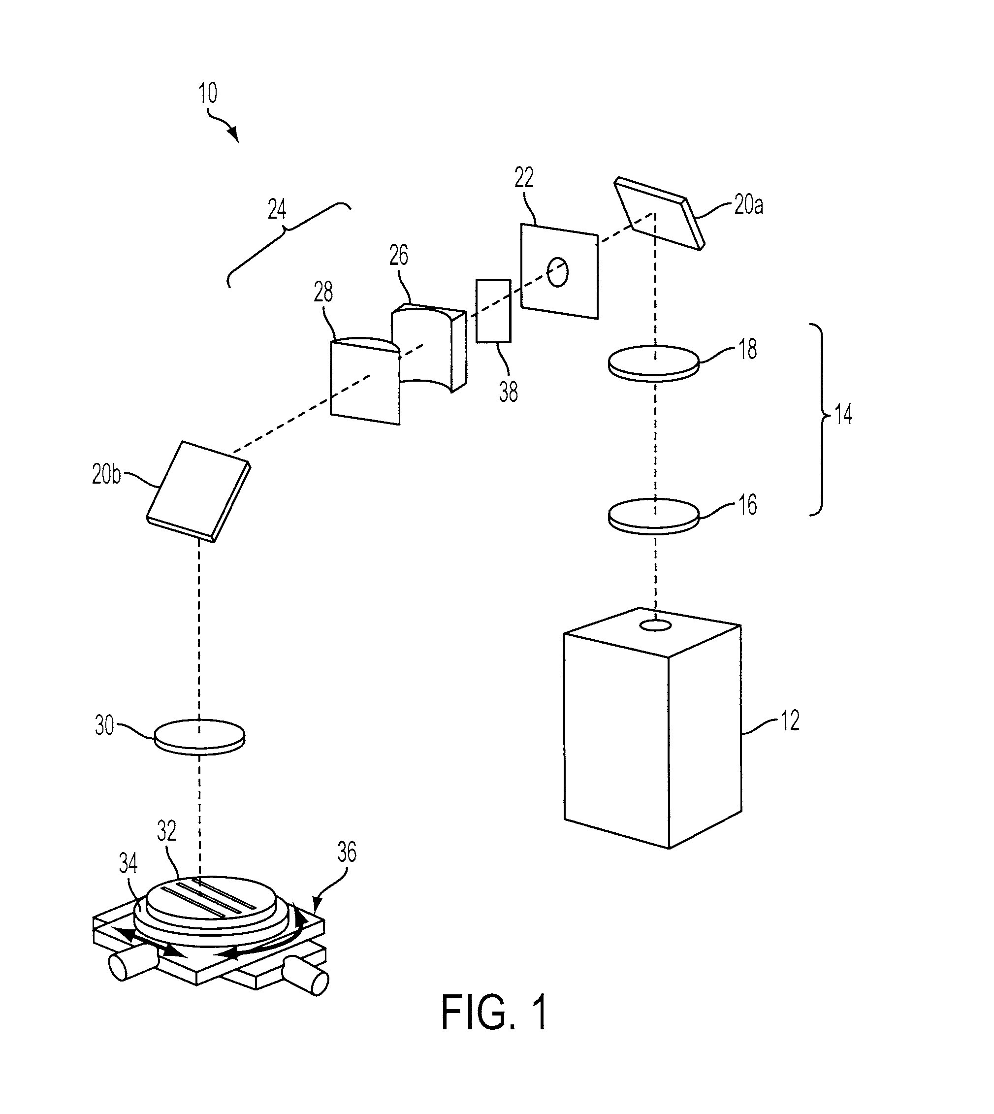 System and method for cutting using a variable astigmatic focal beam spot