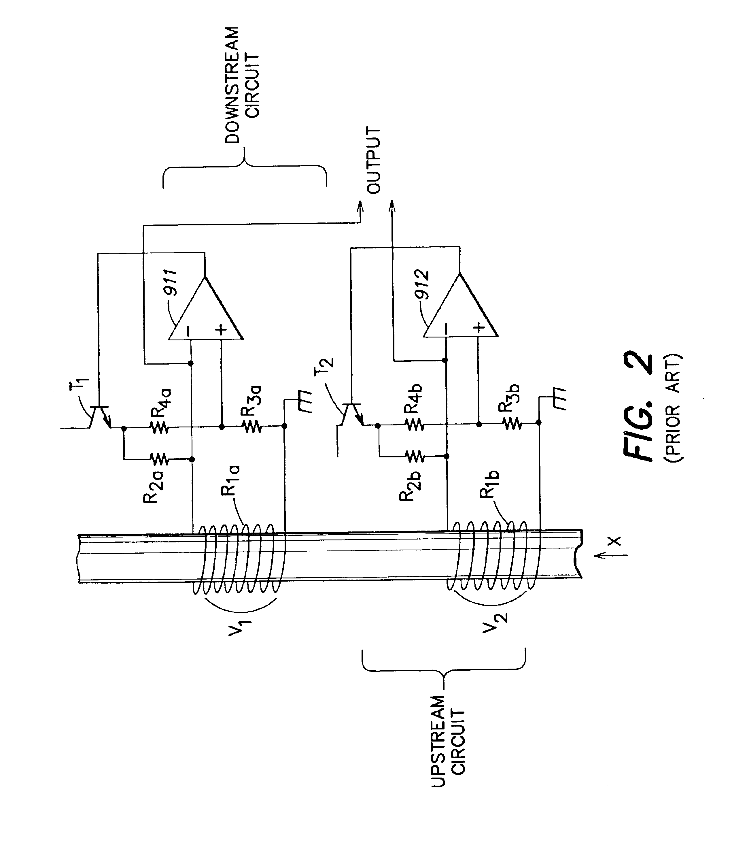 Variable resistance sensor with common reference leg