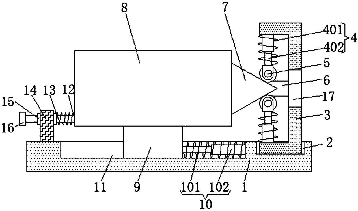 Damping wave power generation device