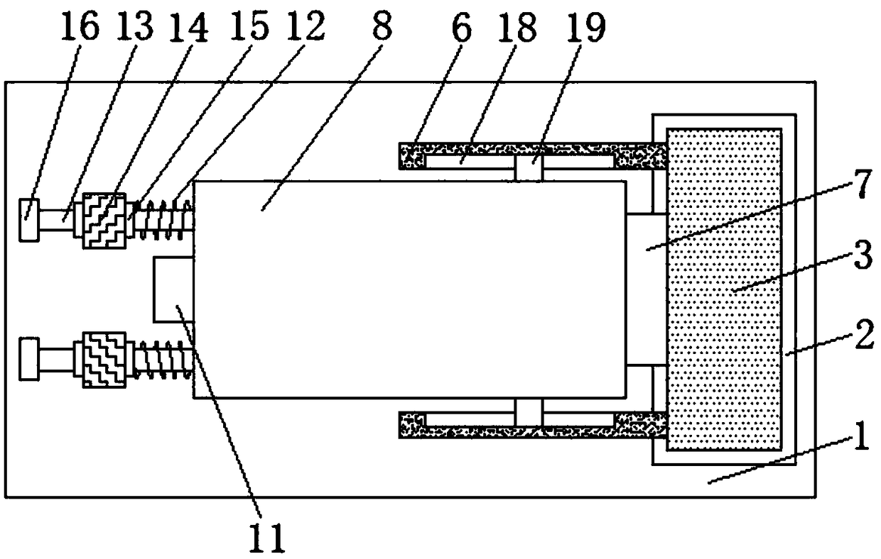 Damping wave power generation device