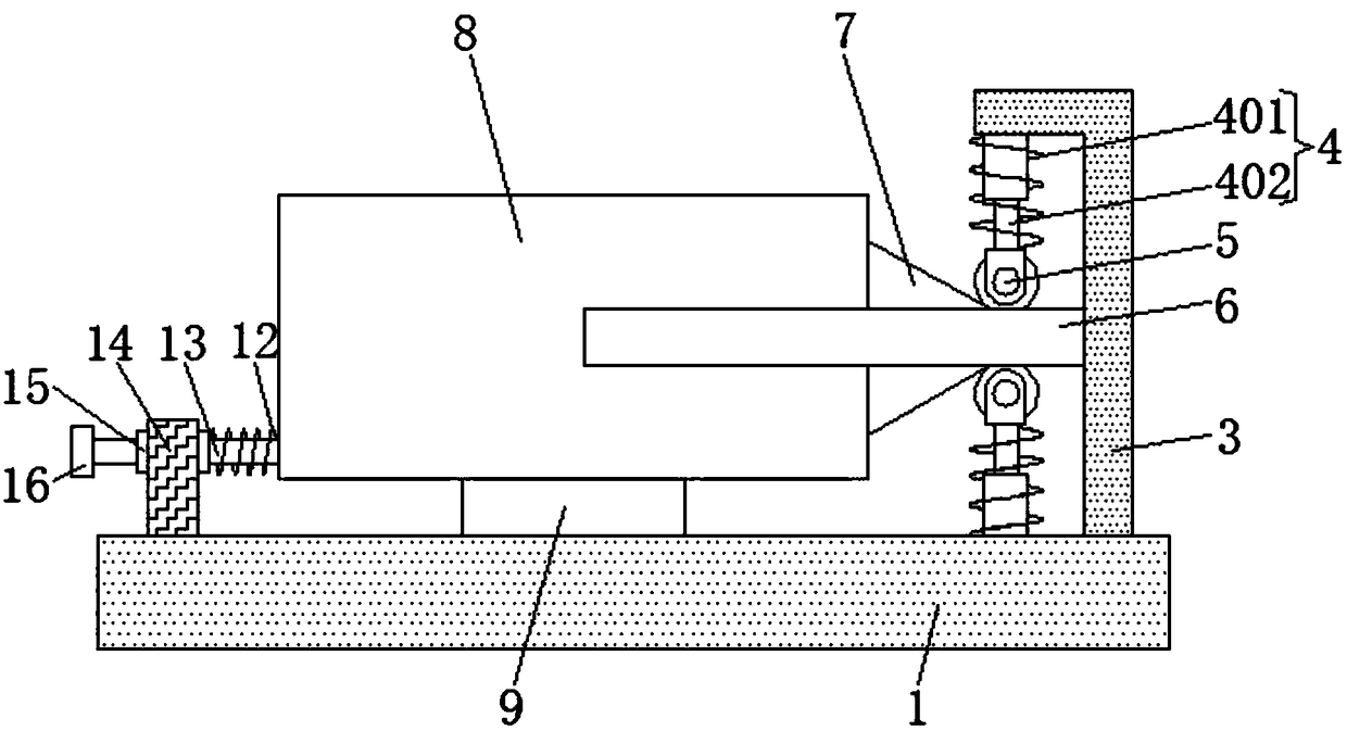 Damping wave power generation device