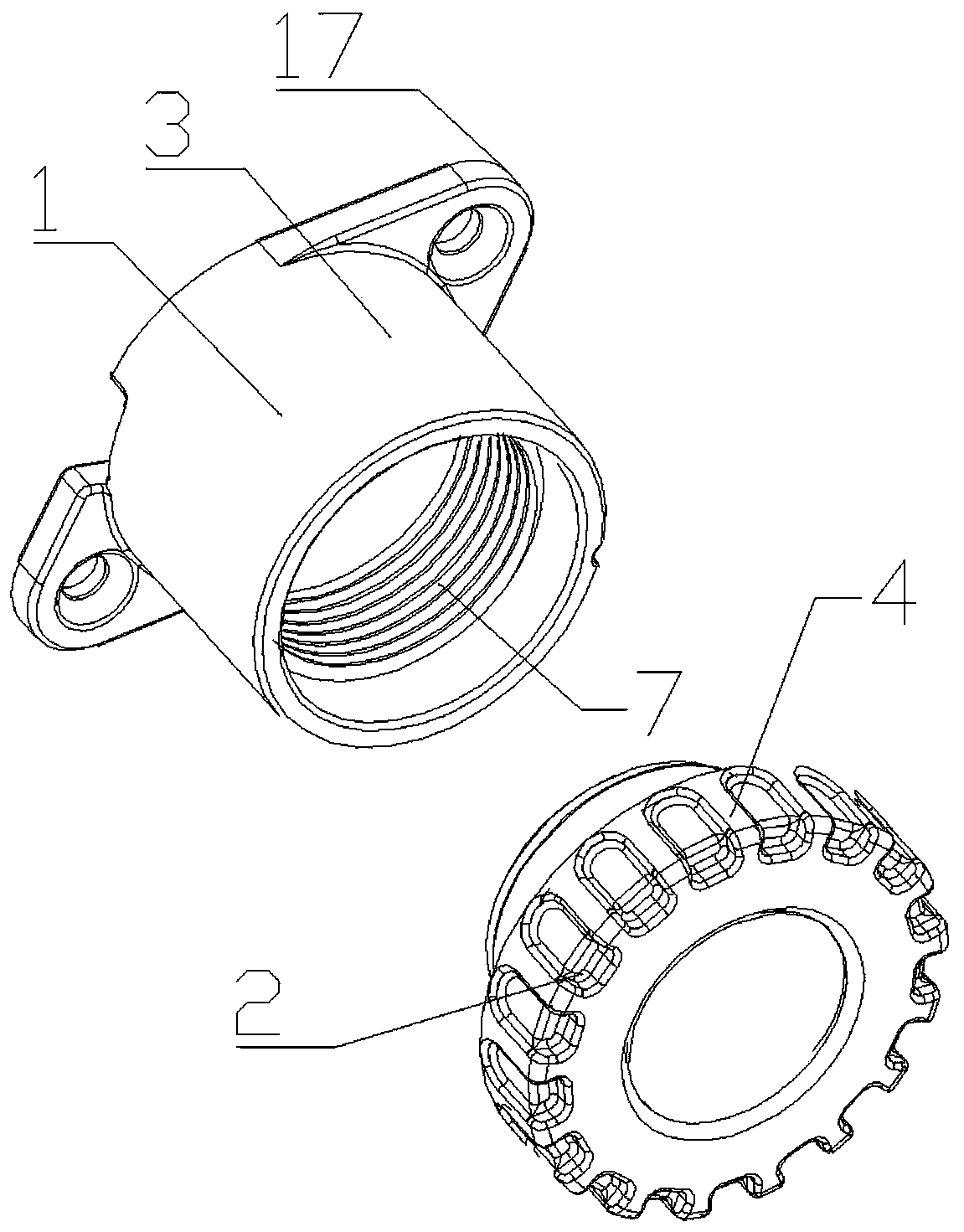 Locking assembly, embedded cooktop and installation method