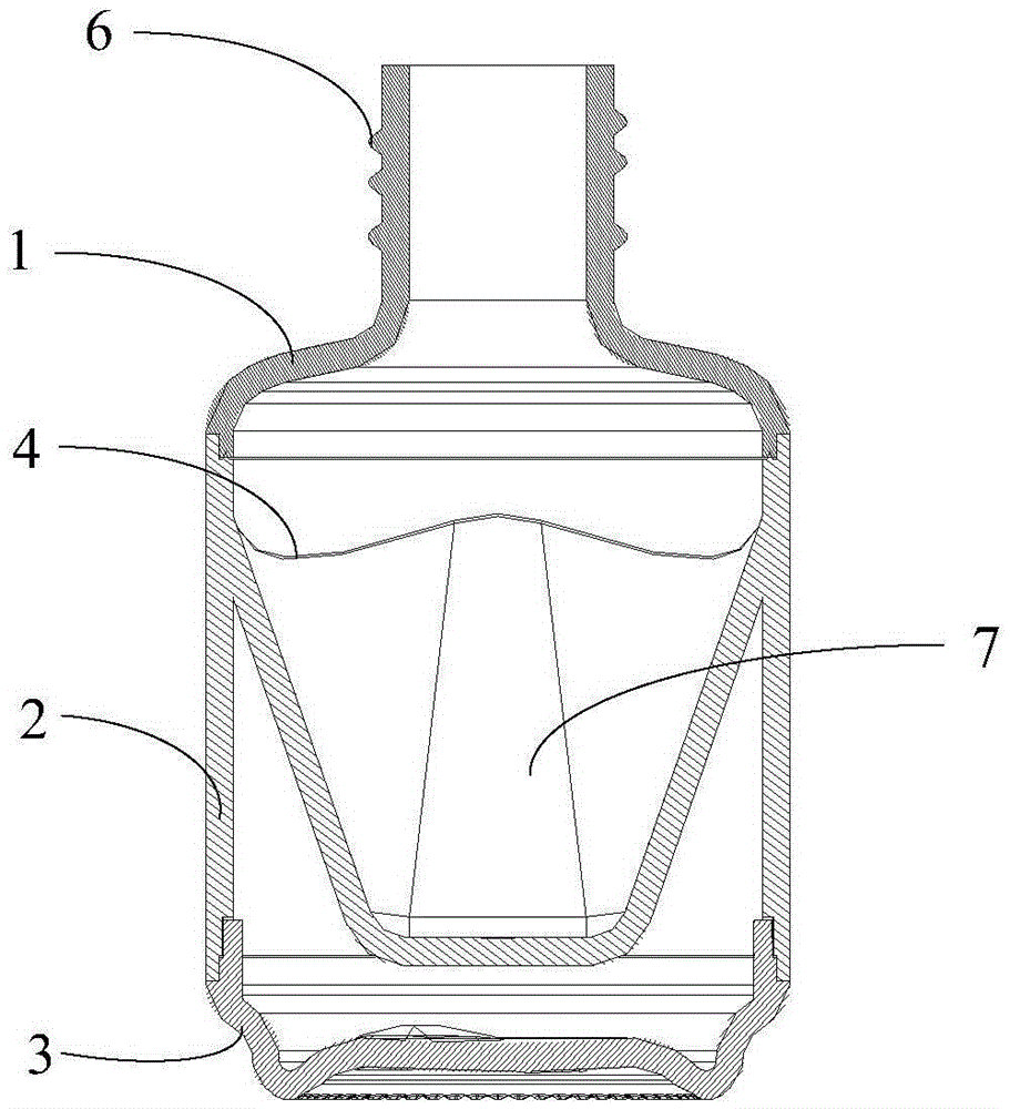 Container and nail polish bottle