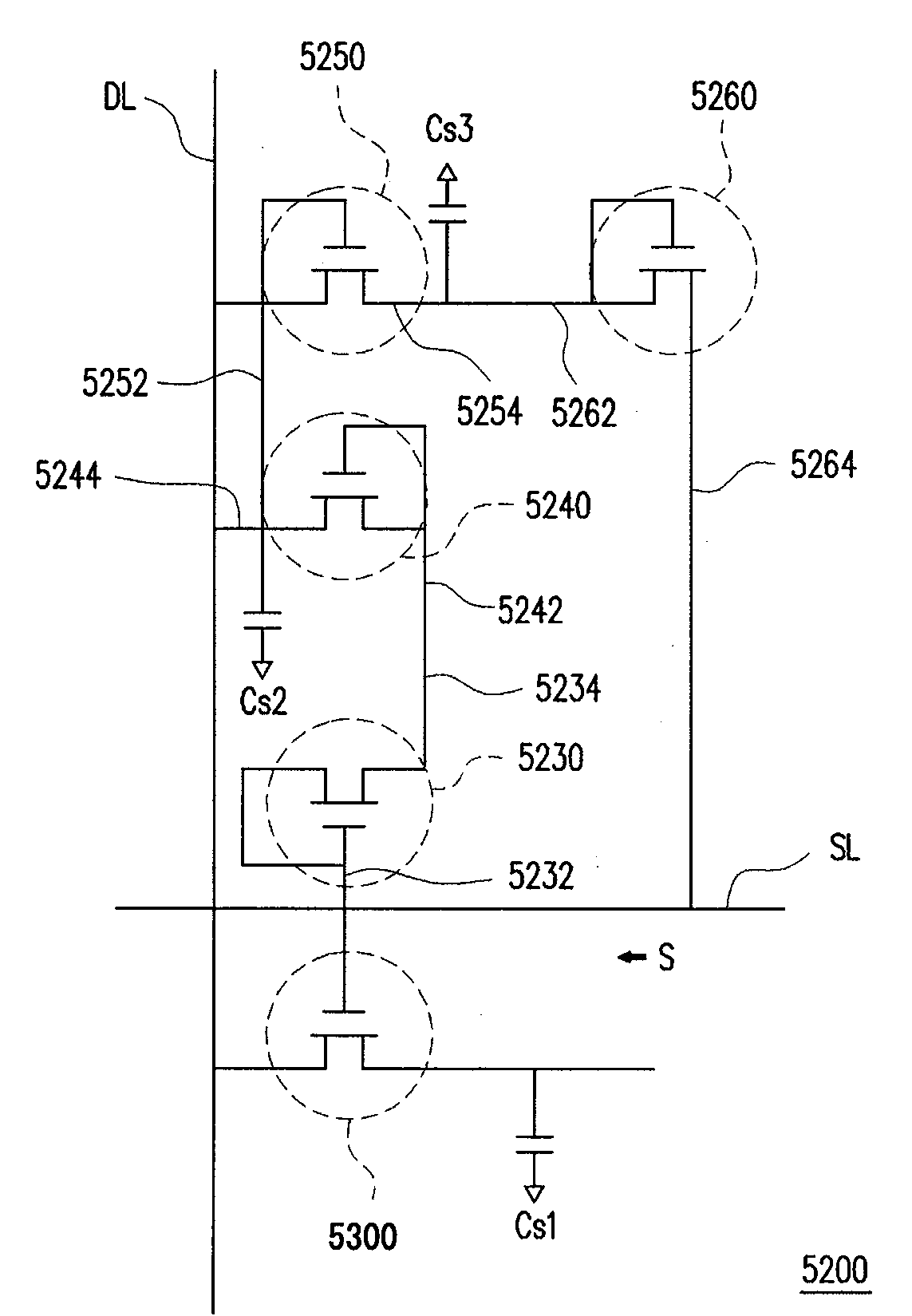 Picture element array substrate