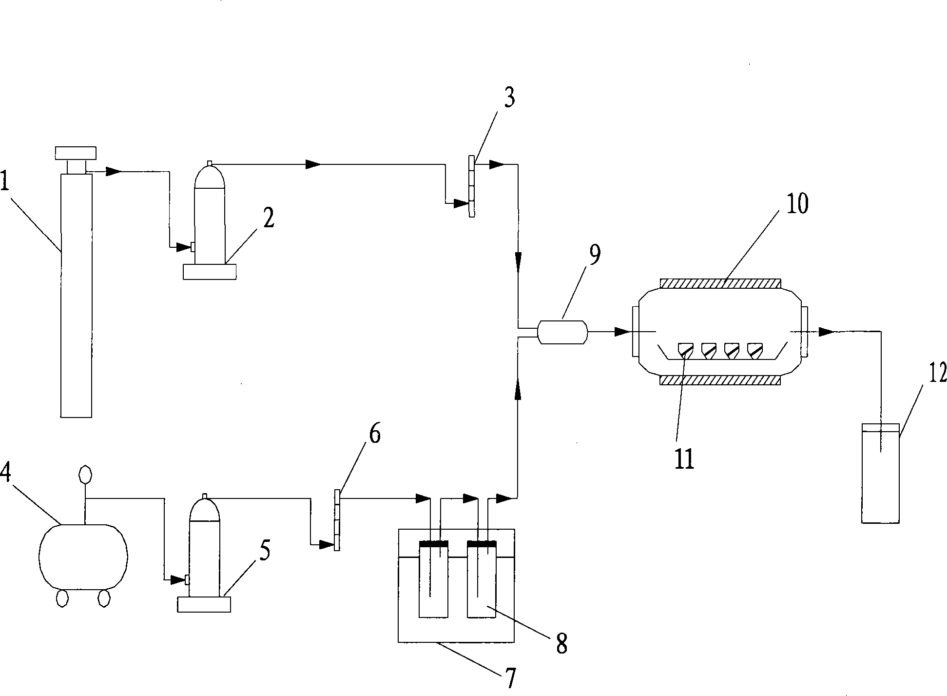 Apparatus and method for testing resistance dew-point corrosion of evaluating material