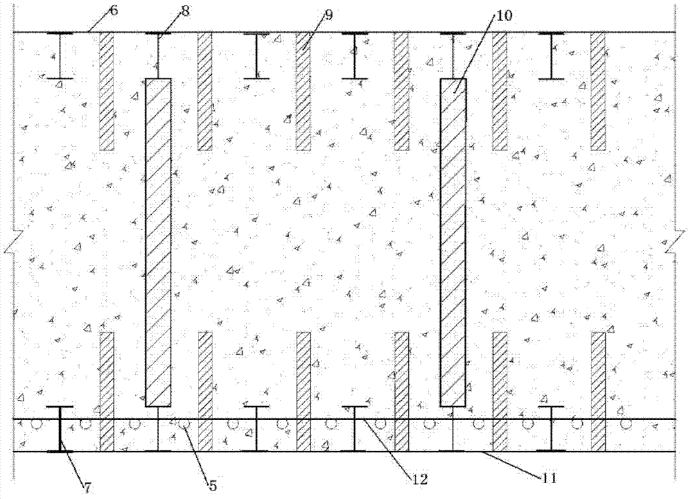 Construction method for steel plate concrete wall of primary loop cabin of high temperature gas cooled reactor