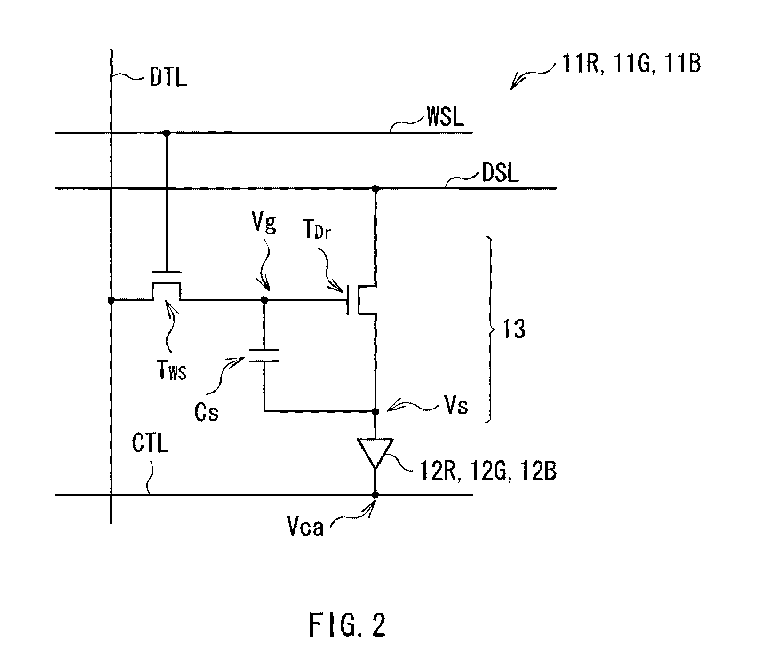 Display device, method for driving the same, and electronic device