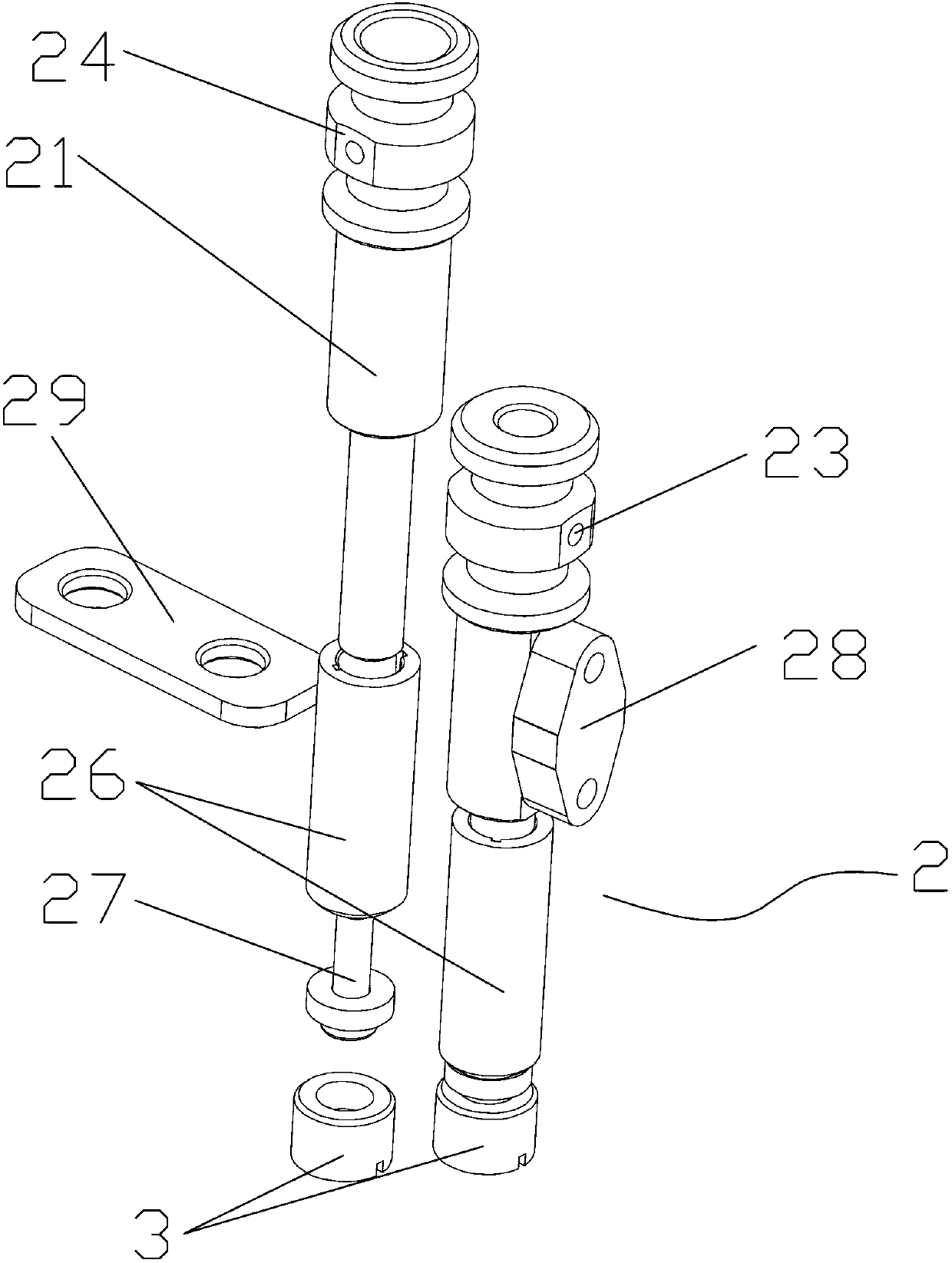 Integrated radio frequency identification device (RFID) shoe production method and shoe tree connecting piece special for integrated RFID shoe