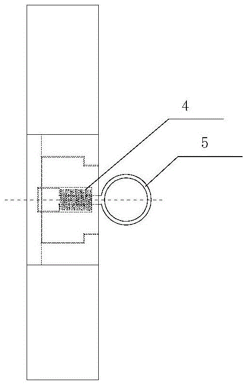 Course limiting and locking mechanism of aviation packaging plate