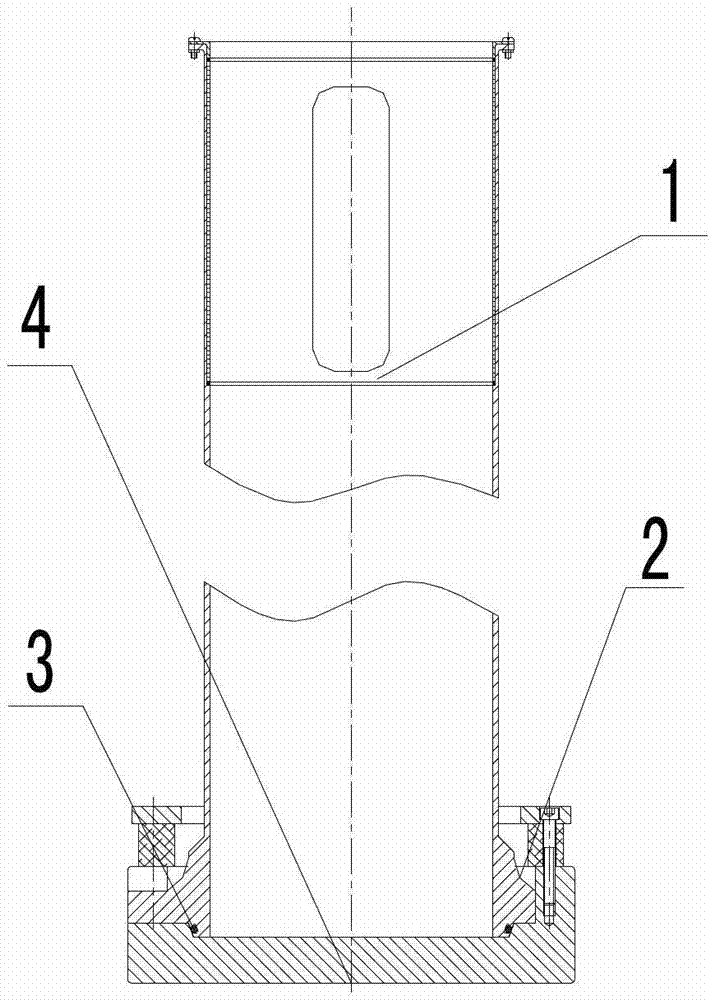 High-speed waterspout inertia-ejection cylinder