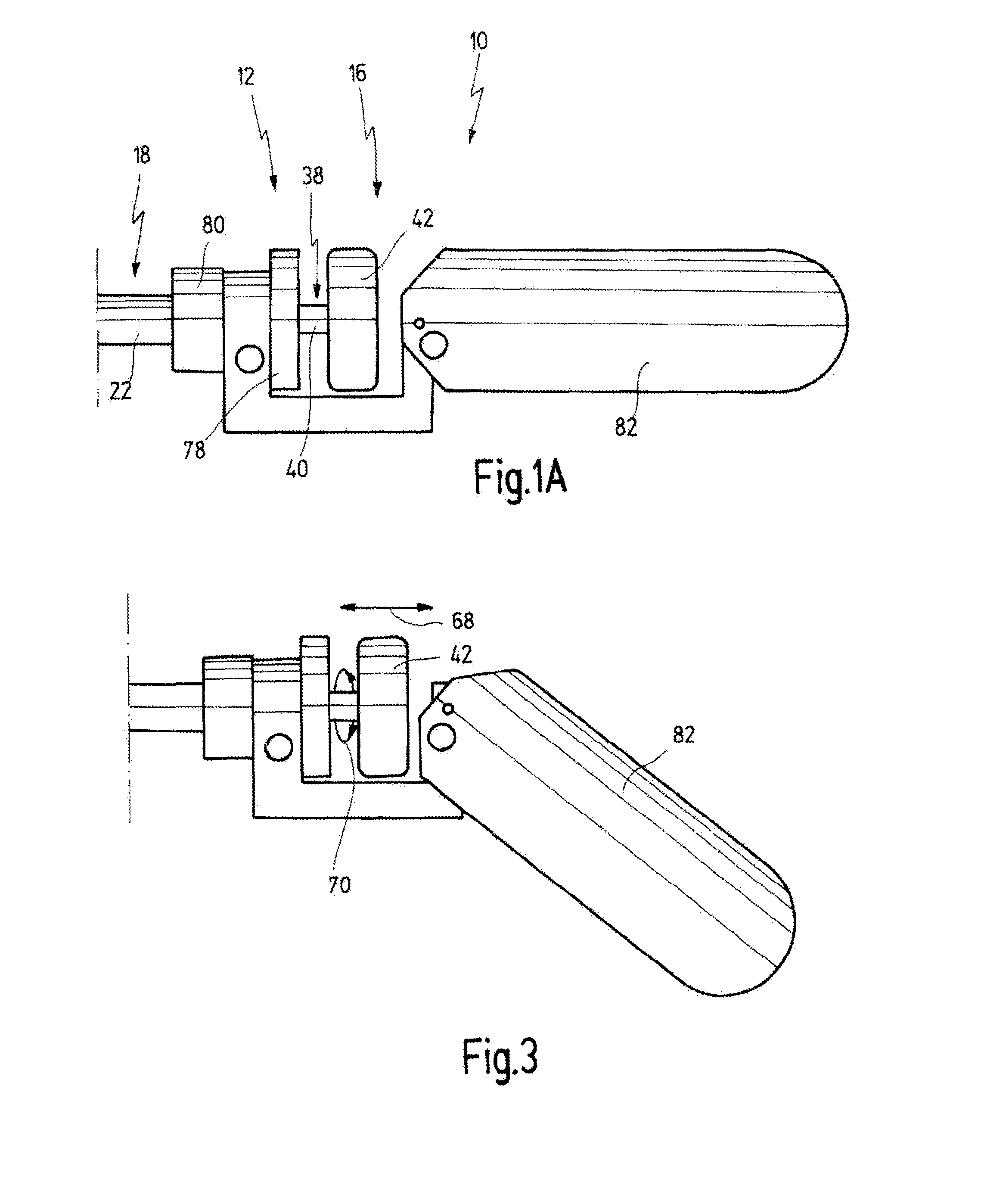 Medical instrument for grasping an object, in particular needle holder