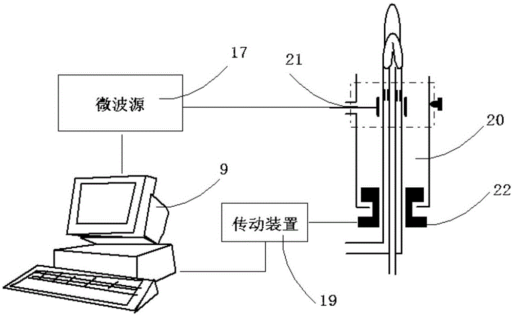 Lampblack purification device for microwave plasma torches