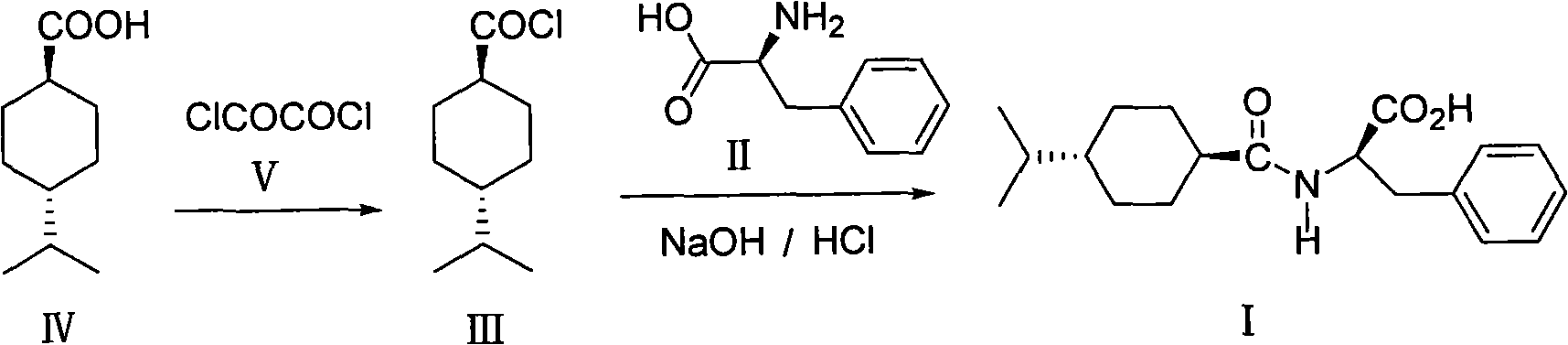 Preparation method of N-(trans-4-isopropylcyclohexyl-1-formyl)-D-phenylalanine
