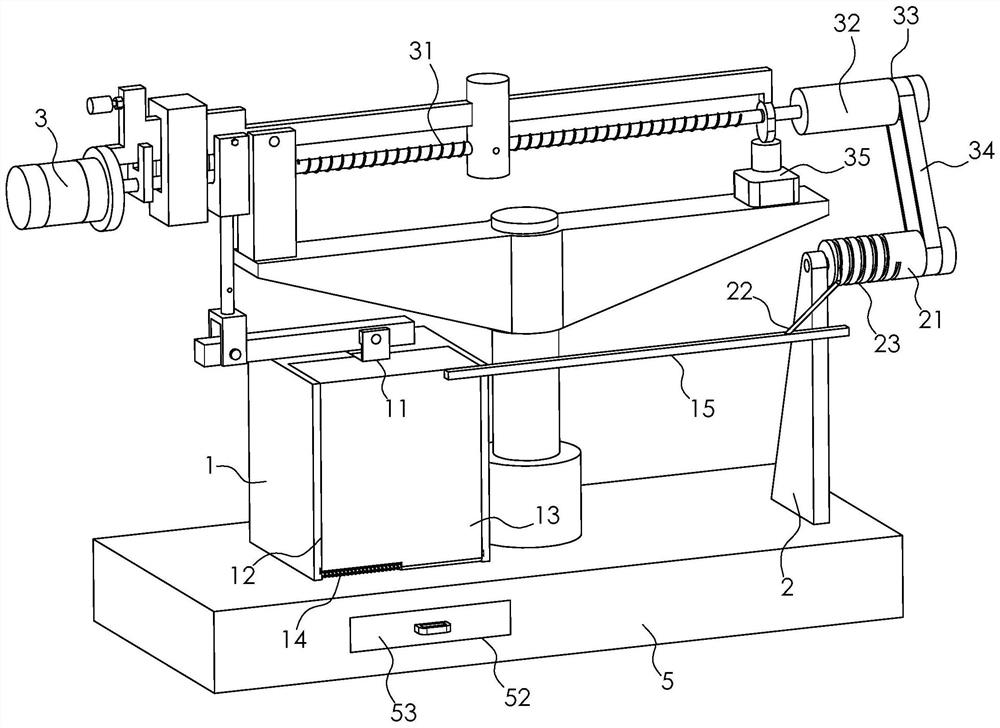 A cleaning protection device for cement bending test machine